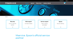 Desktop Screenshot of mservice.nl